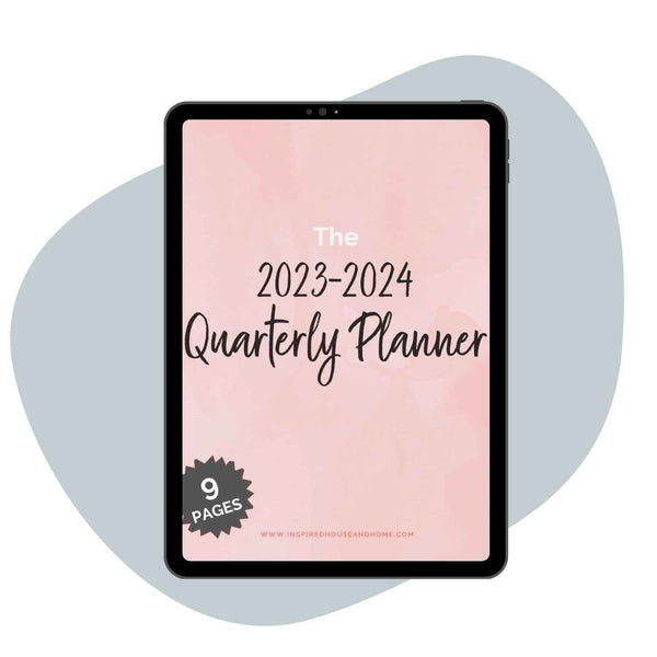 2023-2024 Quarterly Planner