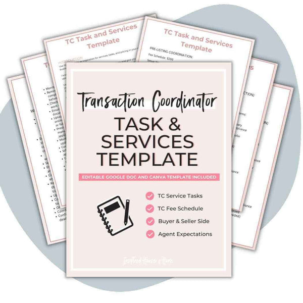 Transaction Coordinator Task and Services Template